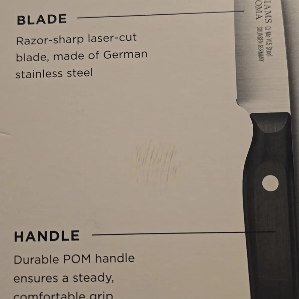 BNWT Williams Sonoma Encore Prep Knives, Set of 2, Retail Price $129.95 USD